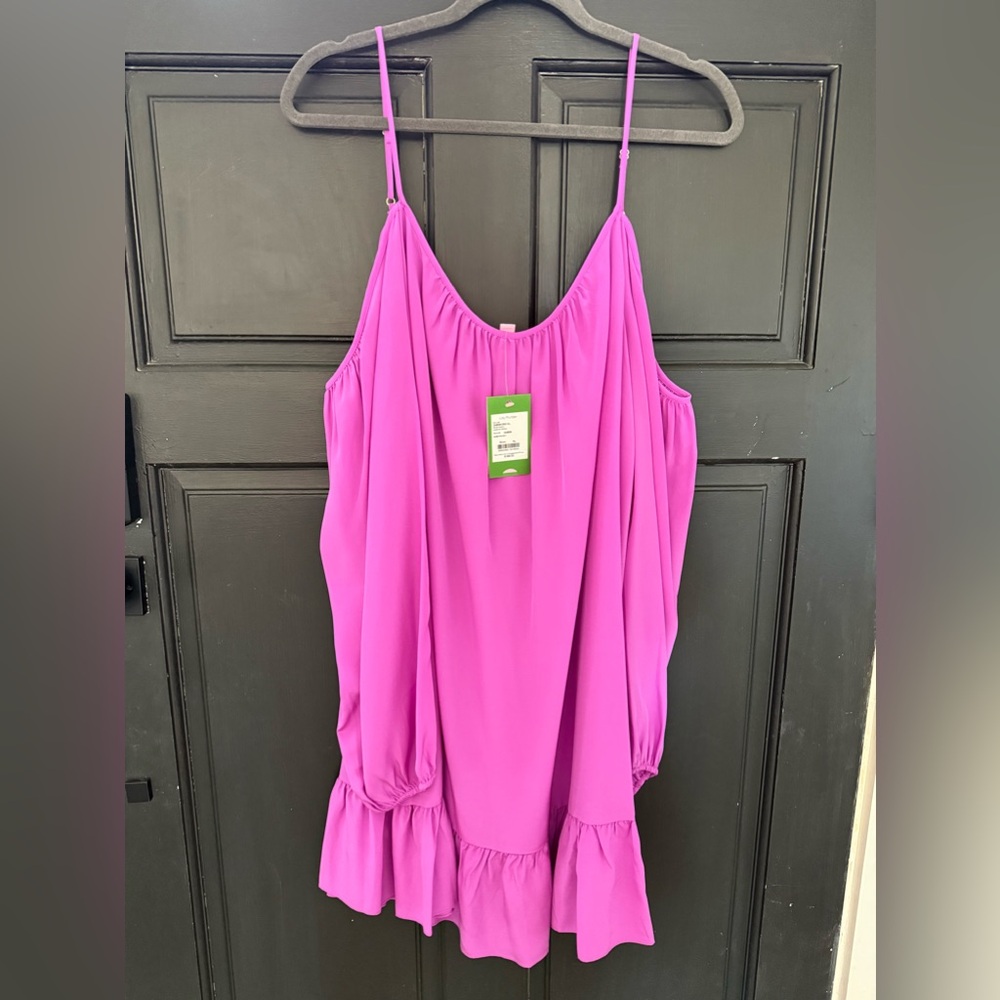 NWT Lilly Pulitzer Dress 100% Silk Size XL